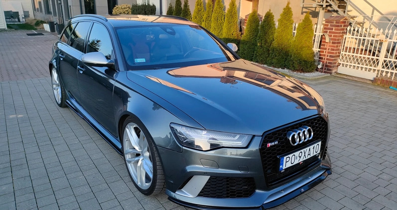 Audi RS6 cena 255000 przebieg: 163000, rok produkcji 2016 z Poznań małe 56